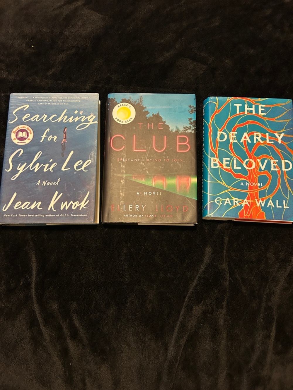 Set of 3 Hardcover Novels - Blue & Teal Covers